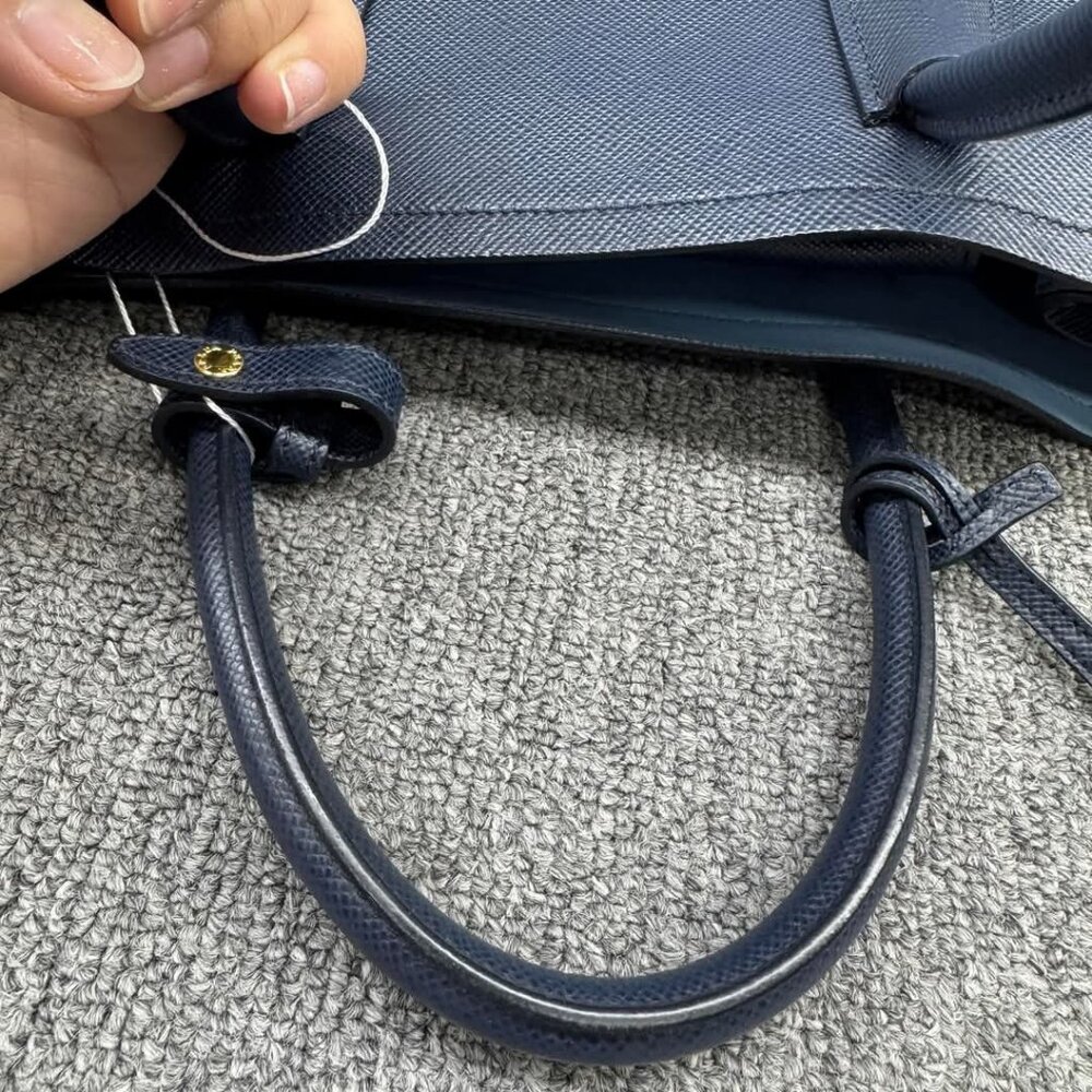 Prada Double Cuir Saffiano Satchel Bag 755-011125 - Picture 12 of 16